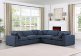 Comfy Modular Sectional – Luxurious Linen Textured Fabric with Plush Down Feather Cushions for Comfort