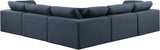 Comfy Modular Sectional – Luxurious Linen Textured Fabric with Plush Down Feather Cushions for Comfort