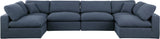 Comfy Modular Sectional - Versatile Contemporary Design with Plush Down Feather Cushions for Comfort