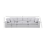 Comfy Modular Sofa - Versatile Linen Textured Design with Overstuffed Cushions for Ultimate Comfort