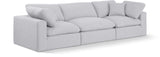 Comfy Modular Sofa - Versatile Linen Textured Design with Overstuffed Cushions for Ultimate Comfort