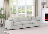 Comfy Modular Sofa - Versatile Linen Textured Design with Overstuffed Cushions for Ultimate Comfort