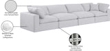 Comfy Modular Sofa - Stylish Linen Textured Design with Overstuffed Cushions for Ultimate Comfort