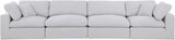 Comfy Modular Sofa - Stylish Linen Textured Design with Overstuffed Cushions for Ultimate Comfort