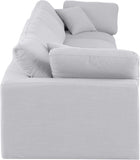 Comfy Modular Sofa - Stylish Linen Textured Design with Overstuffed Cushions for Ultimate Comfort