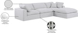 Comfy Modular Sectional Sofa with Plush Down Feather Cushions for Ultimate Comfort and Style