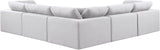 Comfy Modular Sectional – Luxurious Linen Textured Fabric with Plush Down Feather Cushions for Comfort