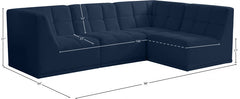 Relax Velvet Modular Sectional