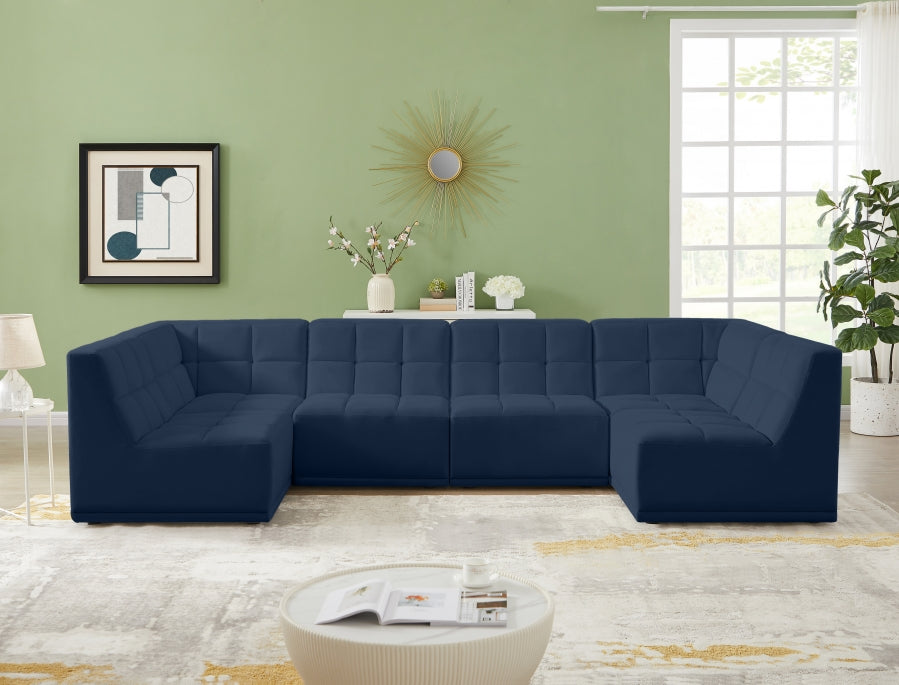 Relax Velvet Modular Sectional