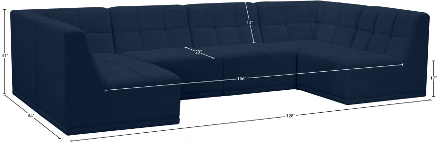 Relax Velvet Modular Sectional