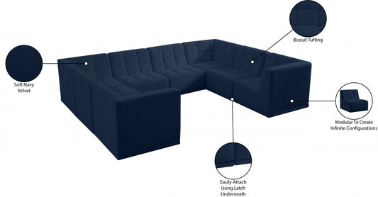 Relax Velvet Modular Sectional