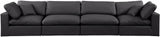 Comfy Modular Sofa - Stylish Linen Textured Design with Overstuffed Cushions for Ultimate Comfort