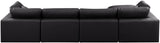 Comfy Modular Sectional Sofa - Luxurious Vegan Leather Design with Overstuffed Cushions for Comfort