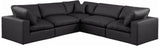 Comfy Modular Sectional – Luxurious Linen Textured Fabric with Plush Down Feather Cushions for Comfort