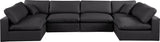 Comfy Modular Sectional - Versatile Contemporary Design with Plush Down Feather Cushions for Comfort