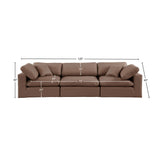 Comfy Modular Sofa - Versatile Linen Textured Design with Overstuffed Cushions for Ultimate Comfort