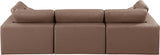 Comfy Modular Sofa - Versatile Linen Textured Design with Overstuffed Cushions for Ultimate Comfort