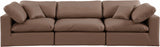 Comfy Modular Sofa - Versatile Linen Textured Design with Overstuffed Cushions for Ultimate Comfort