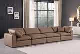 Comfy Modular Sofa - Stylish Linen Textured Design with Overstuffed Cushions for Ultimate Comfort