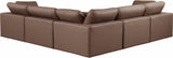 Comfy Modular Sectional – Luxurious Linen Textured Fabric with Plush Down Feather Cushions for Comfort