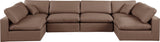Comfy Modular Sectional - Versatile Contemporary Design with Plush Down Feather Cushions for Comfort