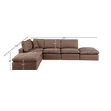 Comfy Modular Sectional Sofa - Stylish and Versatile Seating with Overstuffed Cushions for Comfort