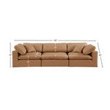 Comfy Modular Sofa - Versatile Linen Textured Design with Overstuffed Cushions for Ultimate Comfort