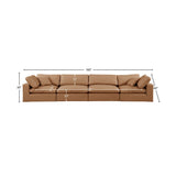 Comfy Modular Sofa - Stylish Linen Textured Design with Overstuffed Cushions for Ultimate Comfort