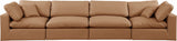 Comfy Modular Sofa - Stylish Linen Textured Design with Overstuffed Cushions for Ultimate Comfort