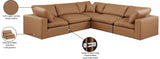 Comfy Modular Sectional – Luxurious Linen Textured Fabric with Plush Down Feather Cushions for Comfort