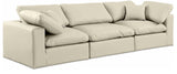 Comfy Modular Sofa - Versatile Linen Textured Design with Overstuffed Cushions for Ultimate Comfort