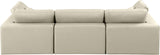 Comfy Modular Sofa - Versatile Linen Textured Design with Overstuffed Cushions for Ultimate Comfort
