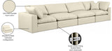 Comfy Modular Sofa - Stylish Linen Textured Design with Overstuffed Cushions for Ultimate Comfort