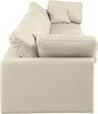 Comfy Modular Sofa - Stylish Linen Textured Design with Overstuffed Cushions for Ultimate Comfort