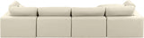 Comfy Modular Sectional Sofa - Luxurious Vegan Leather Design with Overstuffed Cushions for Comfort