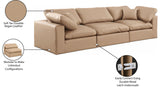 Comfy Modular Sofa - Versatile Linen Textured Design with Overstuffed Cushions for Ultimate Comfort
