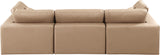 Comfy Modular Sofa - Versatile Linen Textured Design with Overstuffed Cushions for Ultimate Comfort