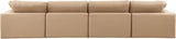 Comfy Modular Sofa - Stylish Linen Textured Design with Overstuffed Cushions for Ultimate Comfort
