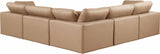 Comfy Modular Sectional – Luxurious Linen Textured Fabric with Plush Down Feather Cushions for Comfort