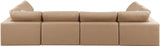 Comfy Modular Sectional - Versatile Contemporary Design with Plush Down Feather Cushions for Comfort