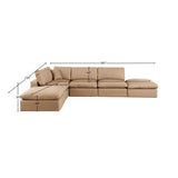 Comfy Modular Sectional Sofa - Stylish and Versatile Seating with Overstuffed Cushions for Comfort