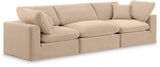 Comfy Modular Sofa - Versatile Linen Textured Design with Overstuffed Cushions for Ultimate Comfort