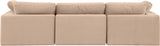 Comfy Modular Sofa - Versatile Linen Textured Design with Overstuffed Cushions for Ultimate Comfort