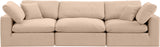 Comfy Modular Sofa - Versatile Linen Textured Design with Overstuffed Cushions for Ultimate Comfort