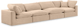 Comfy Modular Sofa - Stylish Linen Textured Design with Overstuffed Cushions for Ultimate Comfort