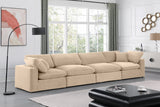 Comfy Modular Sofa - Stylish Linen Textured Design with Overstuffed Cushions for Ultimate Comfort