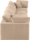 Comfy Modular Sofa - Stylish Linen Textured Design with Overstuffed Cushions for Ultimate Comfort