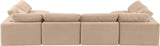 Comfy Modular Sectional - Versatile Contemporary Design with Plush Down Feather Cushions for Comfort