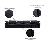 Comfy Modular Sofa - Stylish Linen Textured Design with Overstuffed Cushions for Ultimate Comfort