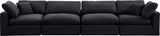 Comfy Modular Sofa - Stylish Linen Textured Design with Overstuffed Cushions for Ultimate Comfort